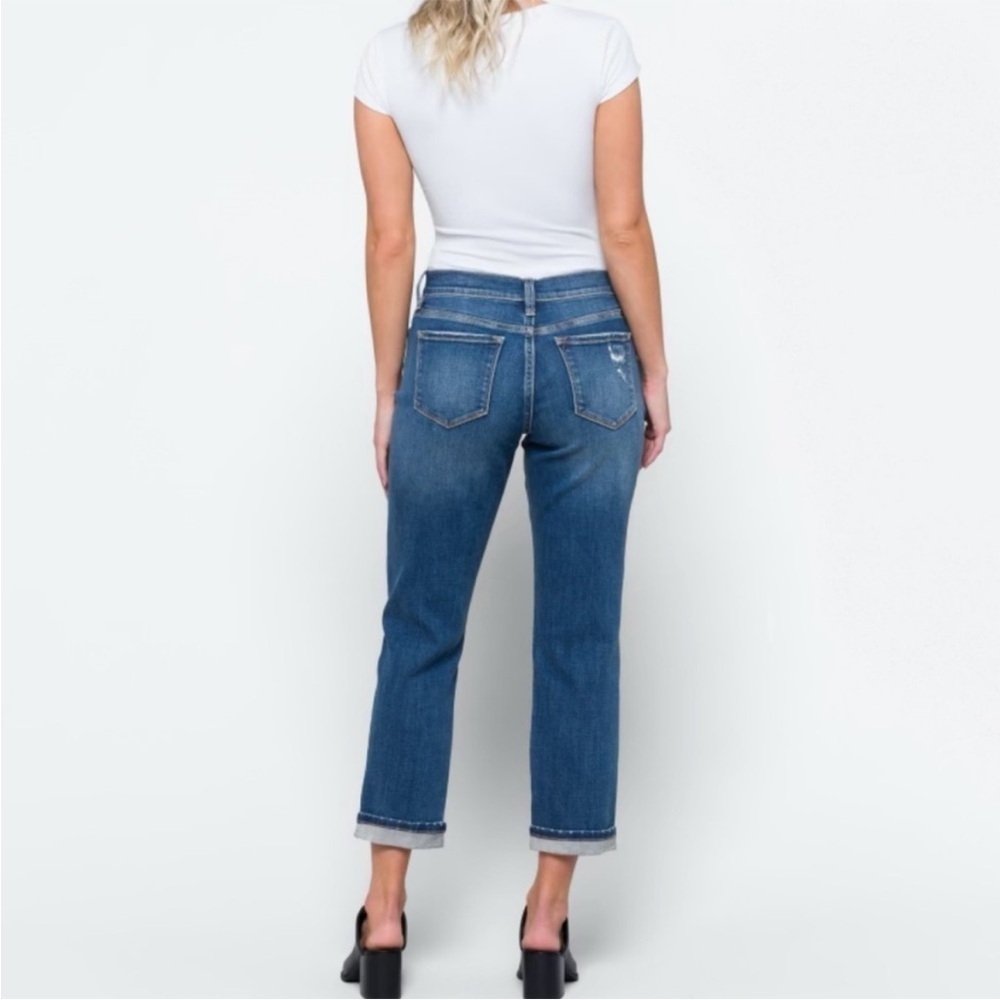 KanCan Marion Boyfriend Jeans Cuffed - Picture 2 of 11